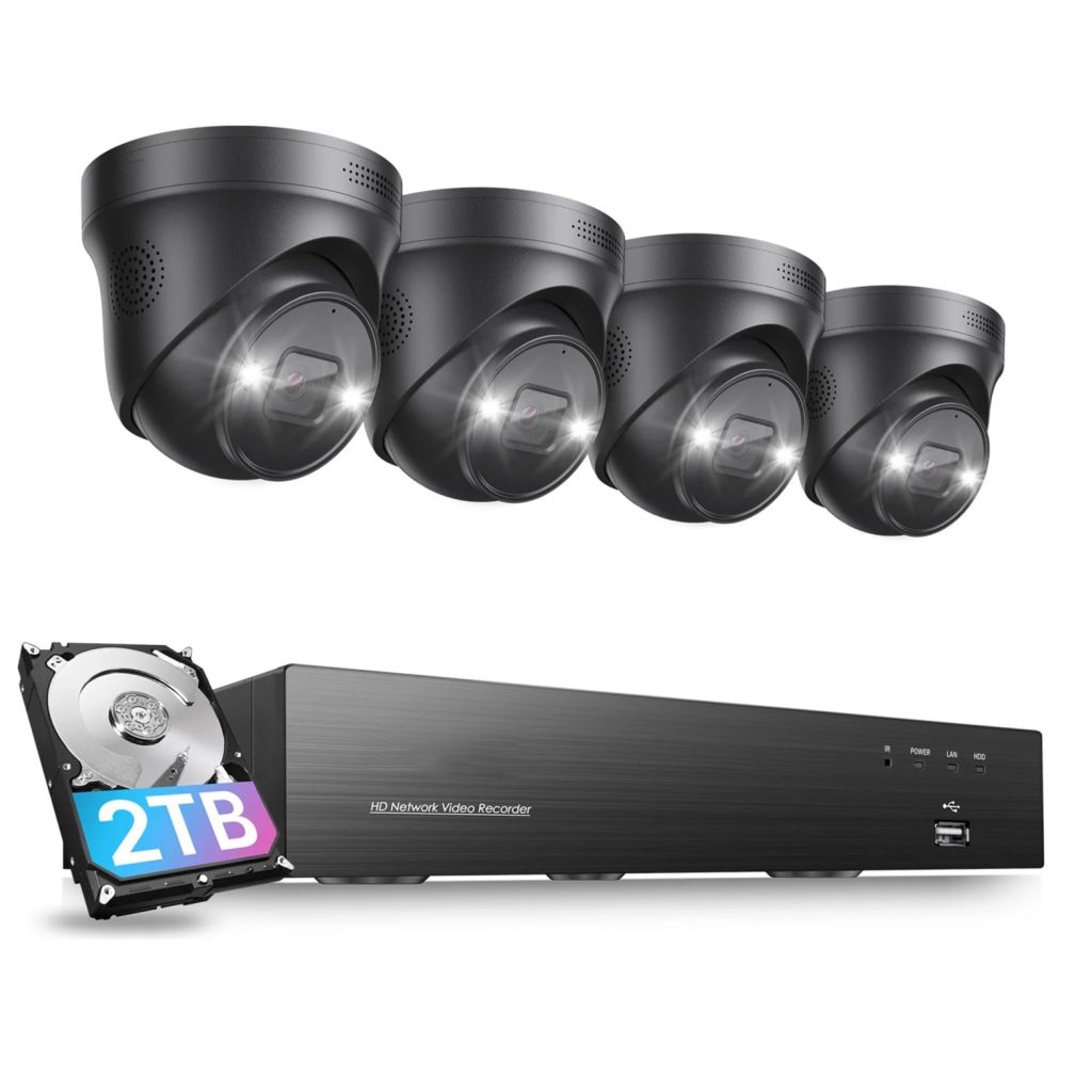 C225 4K 8 Channel Camera System + Up to 8 Cameras + Optional 2TB Hard ...