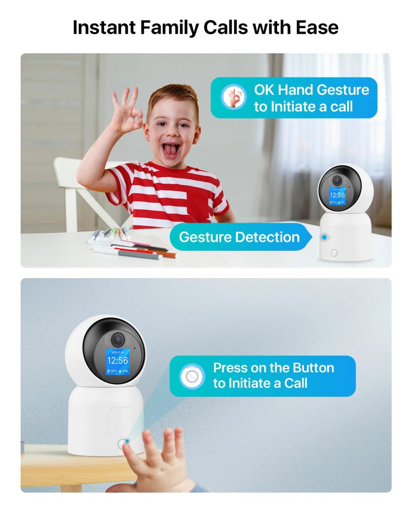 C519 2.4GHz 5GHz Dual Band BabyPet Monitor 2407 (5)